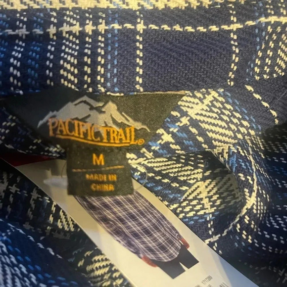 Pacific Trail, Long Sleeve Flannel Shirt Medium or X-Large - Picture 8 of 9